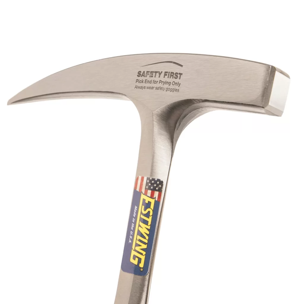 Estwing Geologenhammer / Pickhammer mit orangem Vinylgriff EO-22P