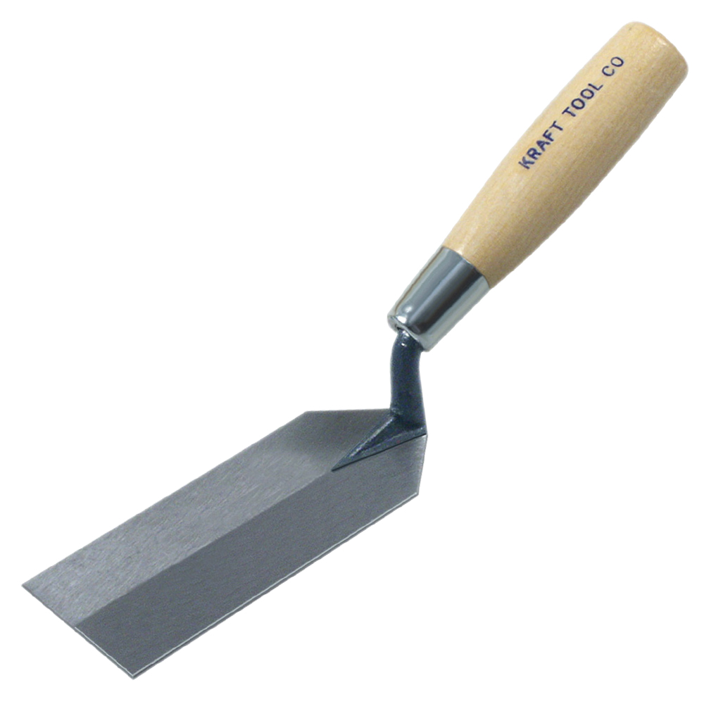 KRAFT TOOL Archäologie Spachtelkelle schmal mit Holzgriff AR431