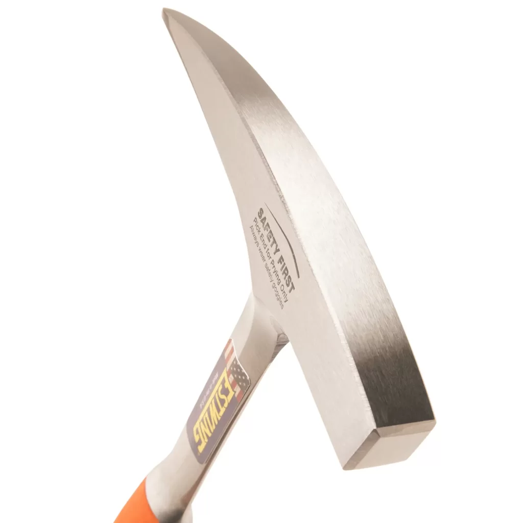 Estwing Geologenhammer / Pickhammer mit orangem Vinylgriff EO-14P