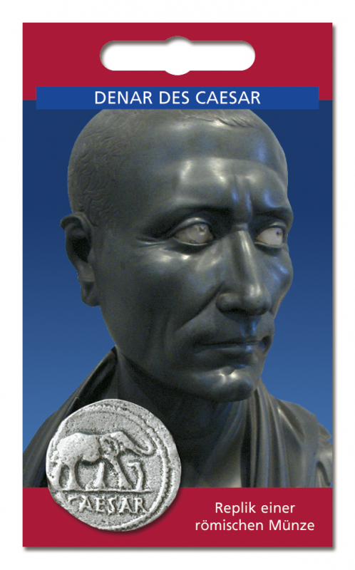 Denar des Caesar - Münzreplik