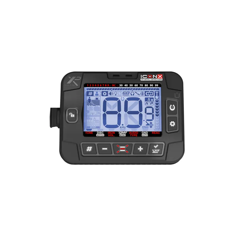 XP Icon X WSA ST Metalldetektor, 28cm Suchspule, WSA ST Kopfhörer, kabellos, FMF Multifrequenz (ICONX-28FMFRCWSAST) 3