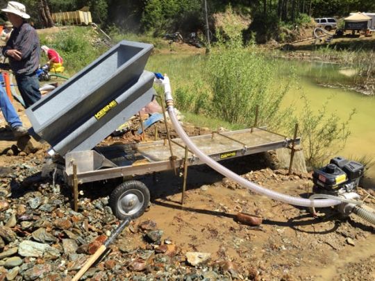  Keene High Production Power Sluice with Honda Engine