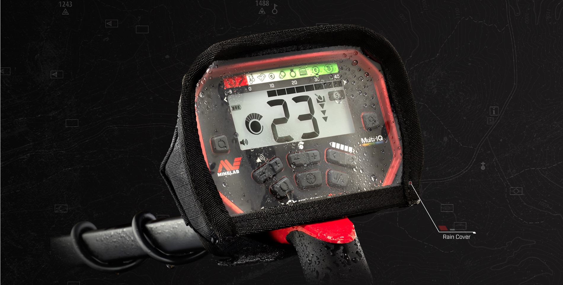 Minelab Vanquish Displayschutz