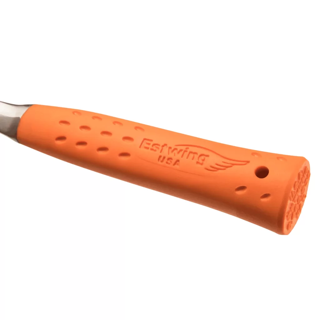 Estwing Geologenhammer / Pickhammer mit orangem Vinylgriff EO-22P