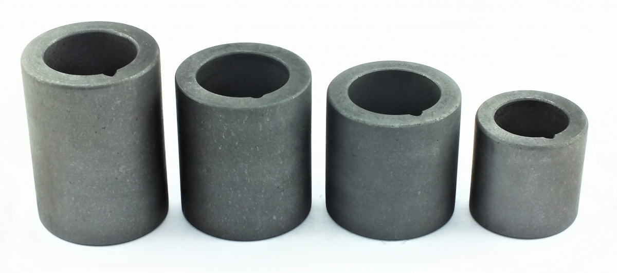 Schmelztiegel aus Graphit - Volumen = 115 ml - Ø Innen = 4,4 cm