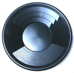 Goldwaschpfanne SE Gold Pan 12" - 30 cm schwarz Kunststoff